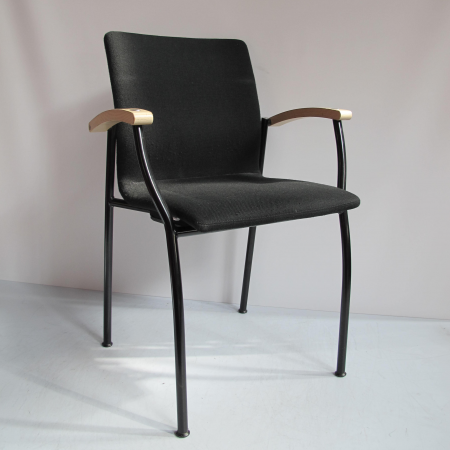 Lande 4-poots stoel, zwart Lande 4-poots stoel, zwart