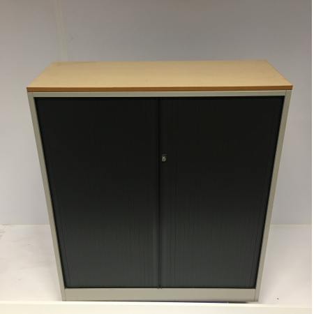 Ahrend roldeurkast grijs/zwart Ahrend roldeurkast grijs/zwart