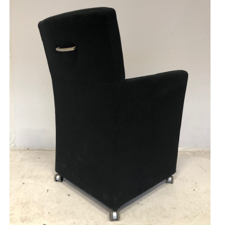 Mobitec verrijdbare vergader fauteuil, antraciet Mobitec verrijdbare vergader fauteuil, antraciet